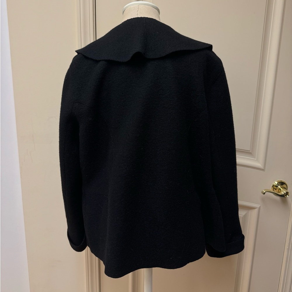 🚨MAKE AN OFFER🚨 Beyond Threads Ruffle Wool Coat - Picture 5 of 10